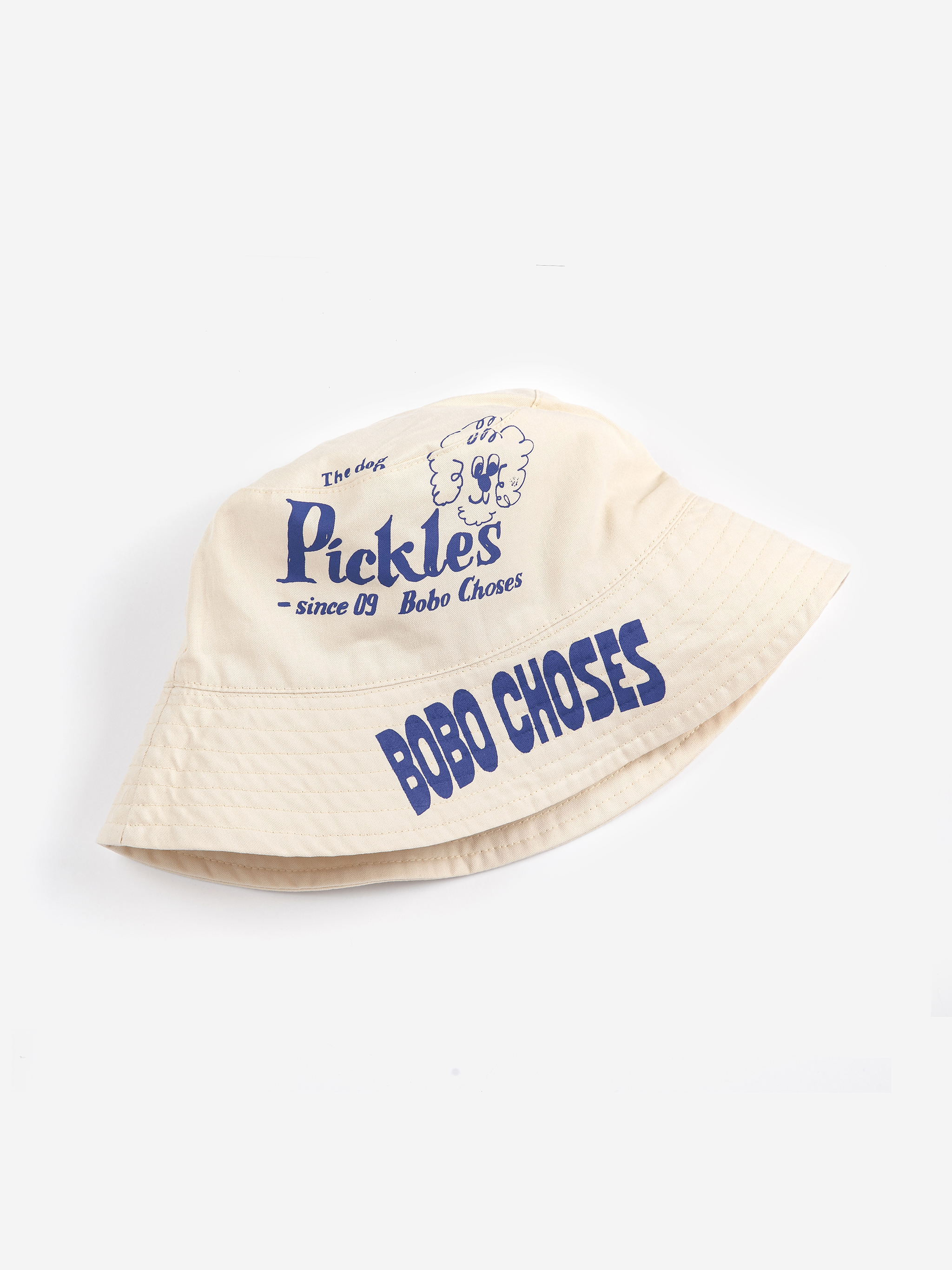 Bobo Choses Kids Hoedje Reversible Pickles Offwhite
