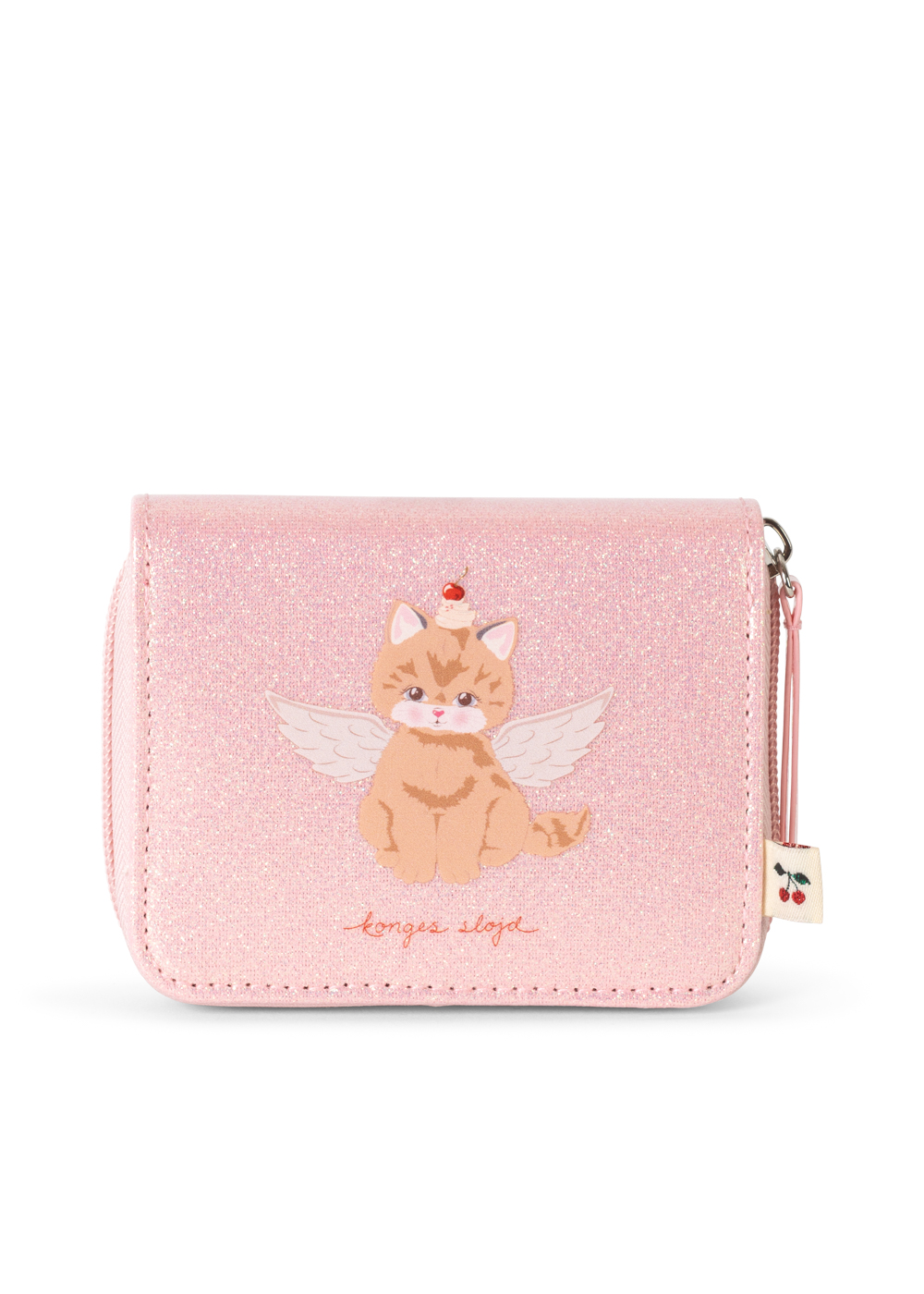 Konges Slojd Portemonnee Cat Cerise Glitter Pink