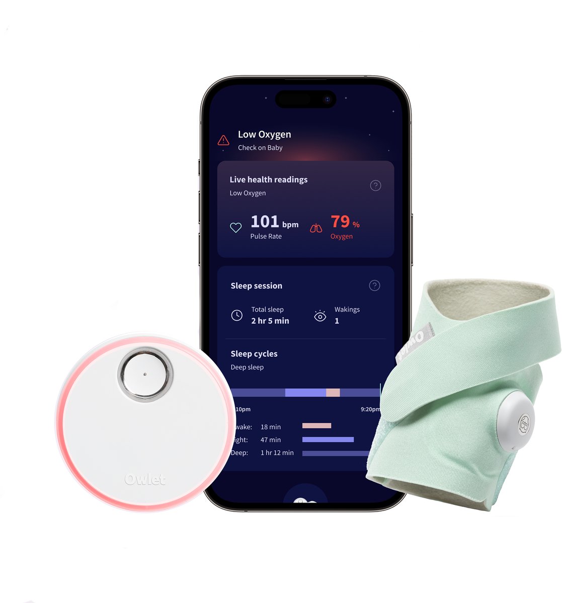 Owlet Dream Sock Mint