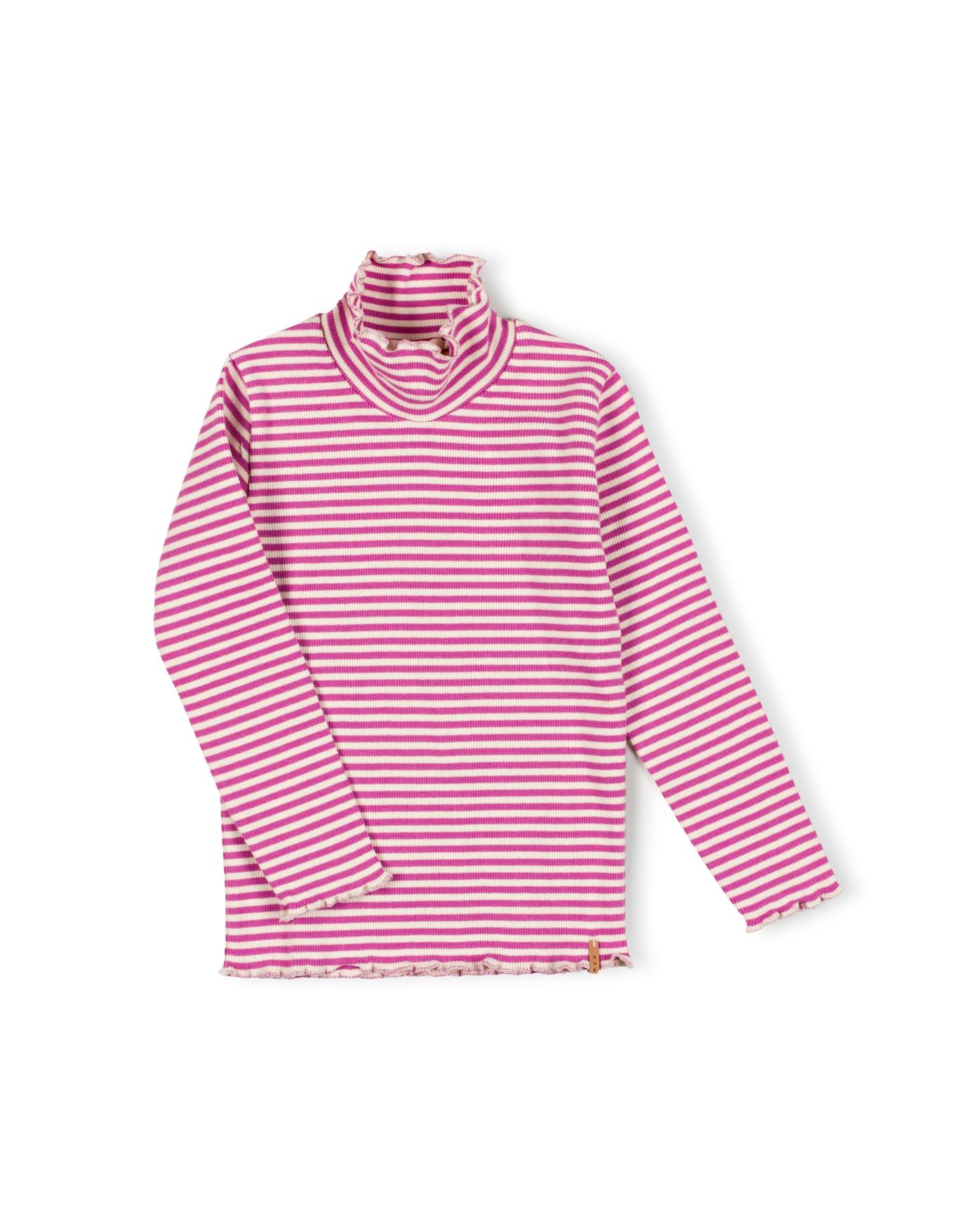 Nixnut Kids T-shirt Lm Meis Snow Stripe