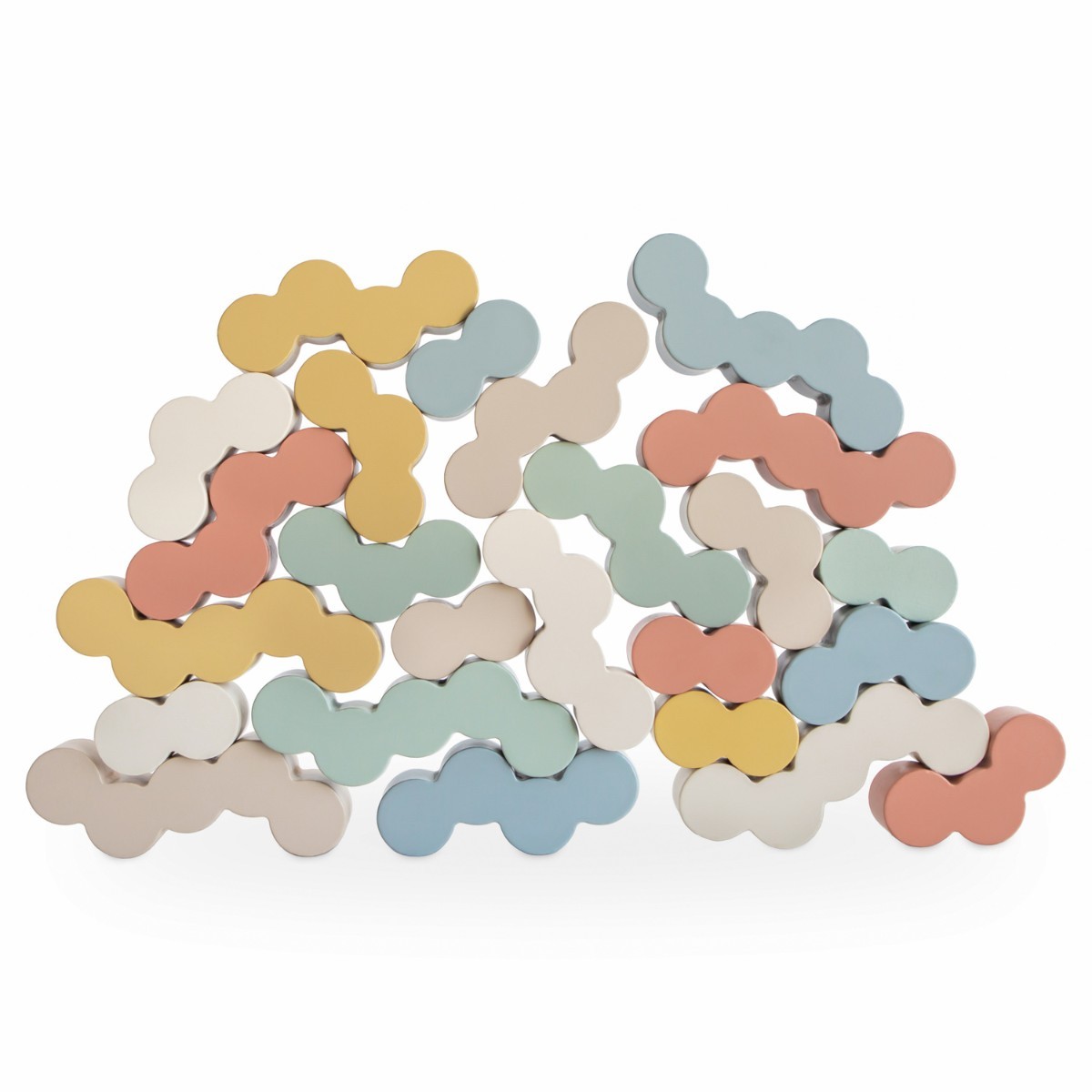 Mushie Balans Blokken Hout