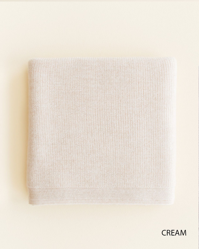 Hvid Deken Felix Cream 70x95 cm