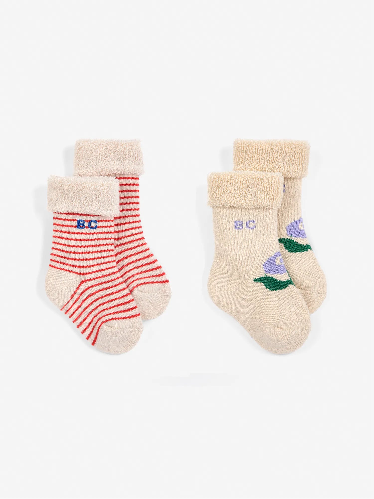 Bobo Choses Baby Sokken Stamp Bloom - maat 17-19 - 2 stuks