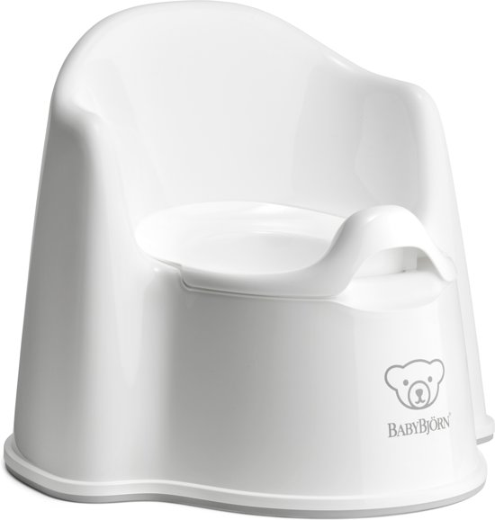 BabyBjorn WC Potje Zetel Wit/Grijs