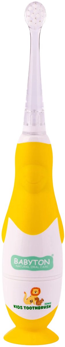 Babyton Tandenborstel Sonic met Vervangbare Opzetborstel 0-3 j