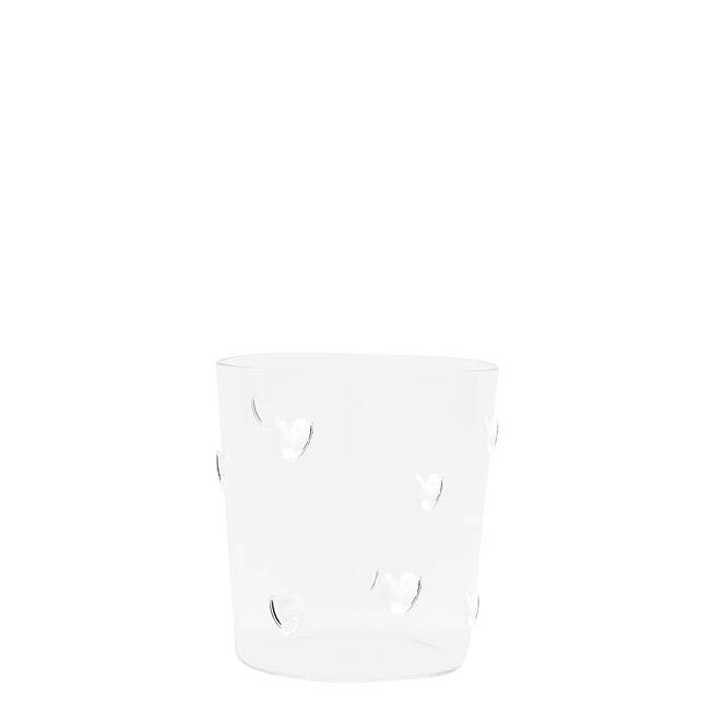 Bastion Collections Waterglas Hearts 300ml - Tumbler M -8.5x9 cm