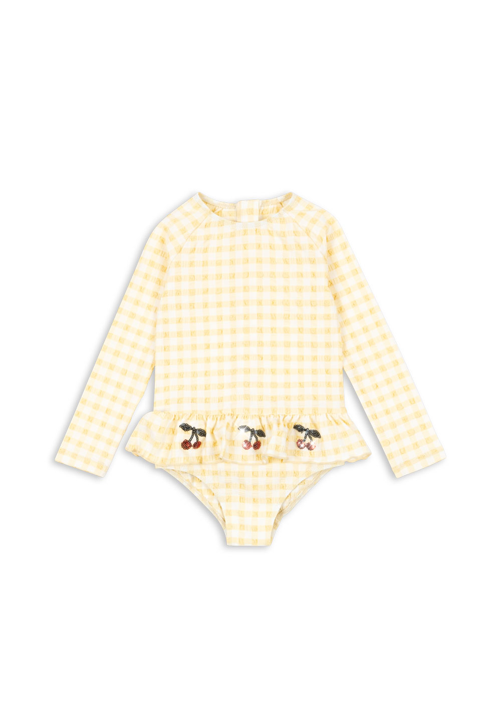 Konges Slojd Kids Badpak Lm Etta Banana Almond Check