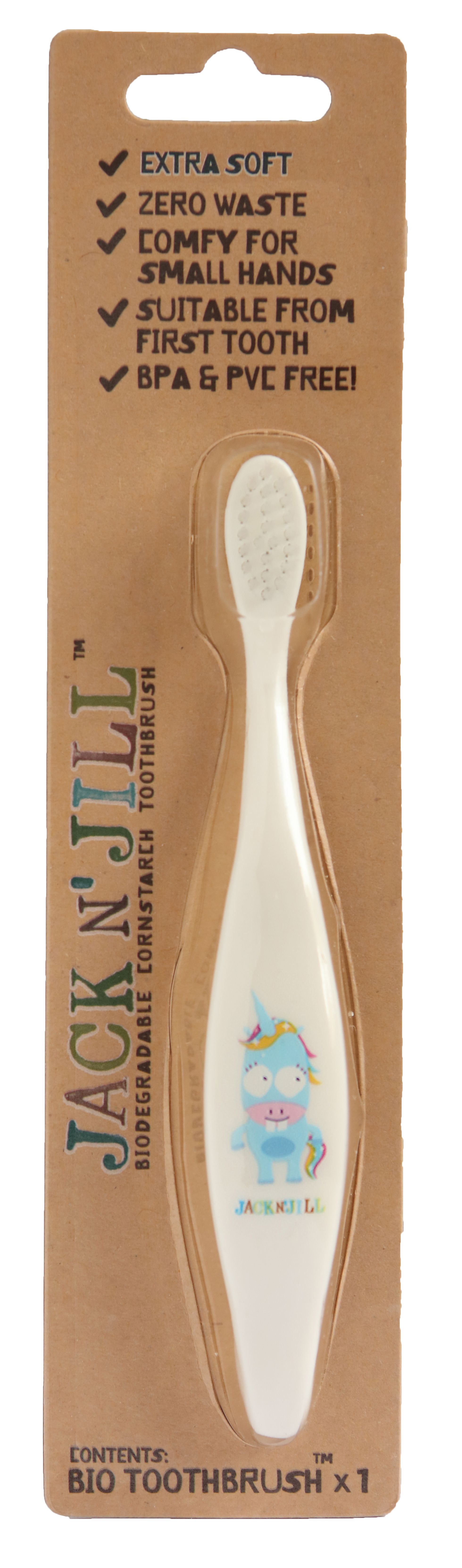Jack N'Jill Tandenborstel Bio Unicorn
