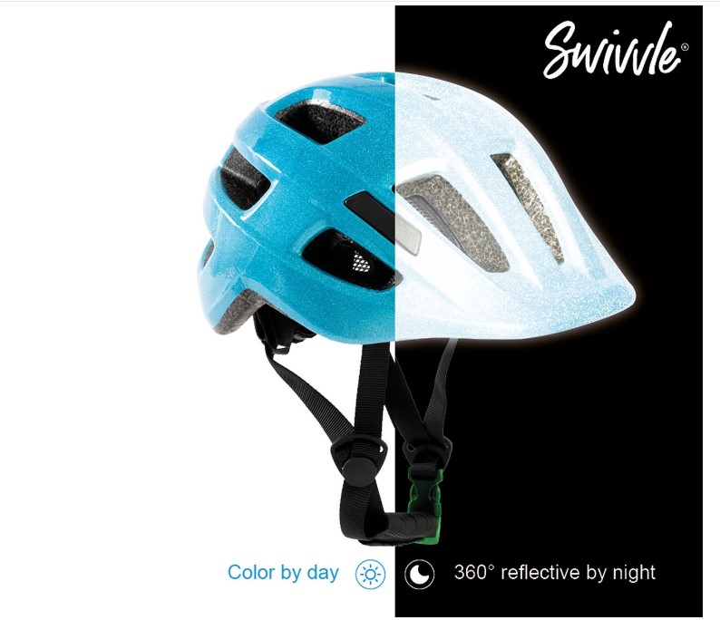 Swivvle Spica Fietshelm Kids Ocean blue