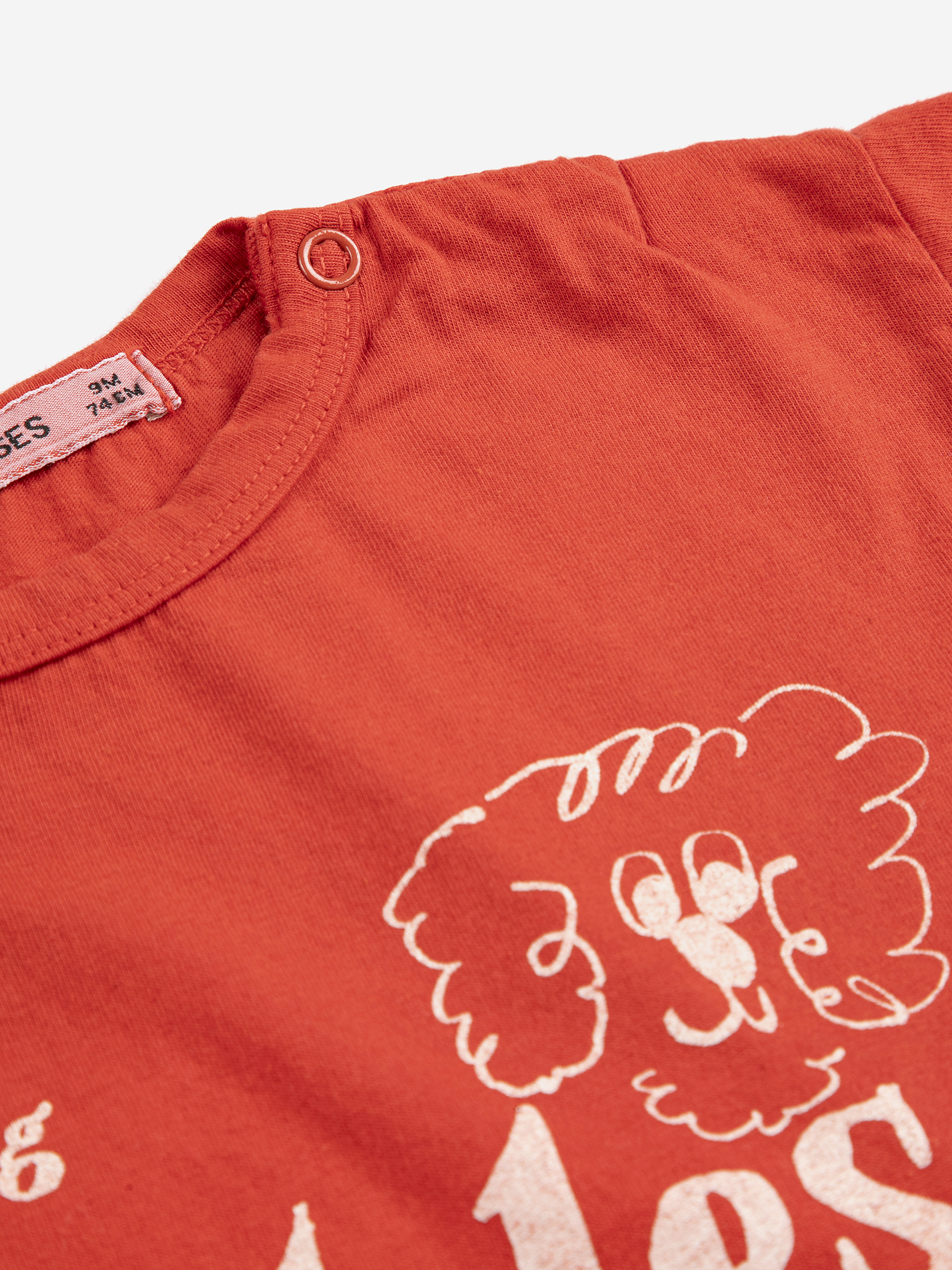 Bobo Choses Baby T-shirt Pickles The Dog Red
