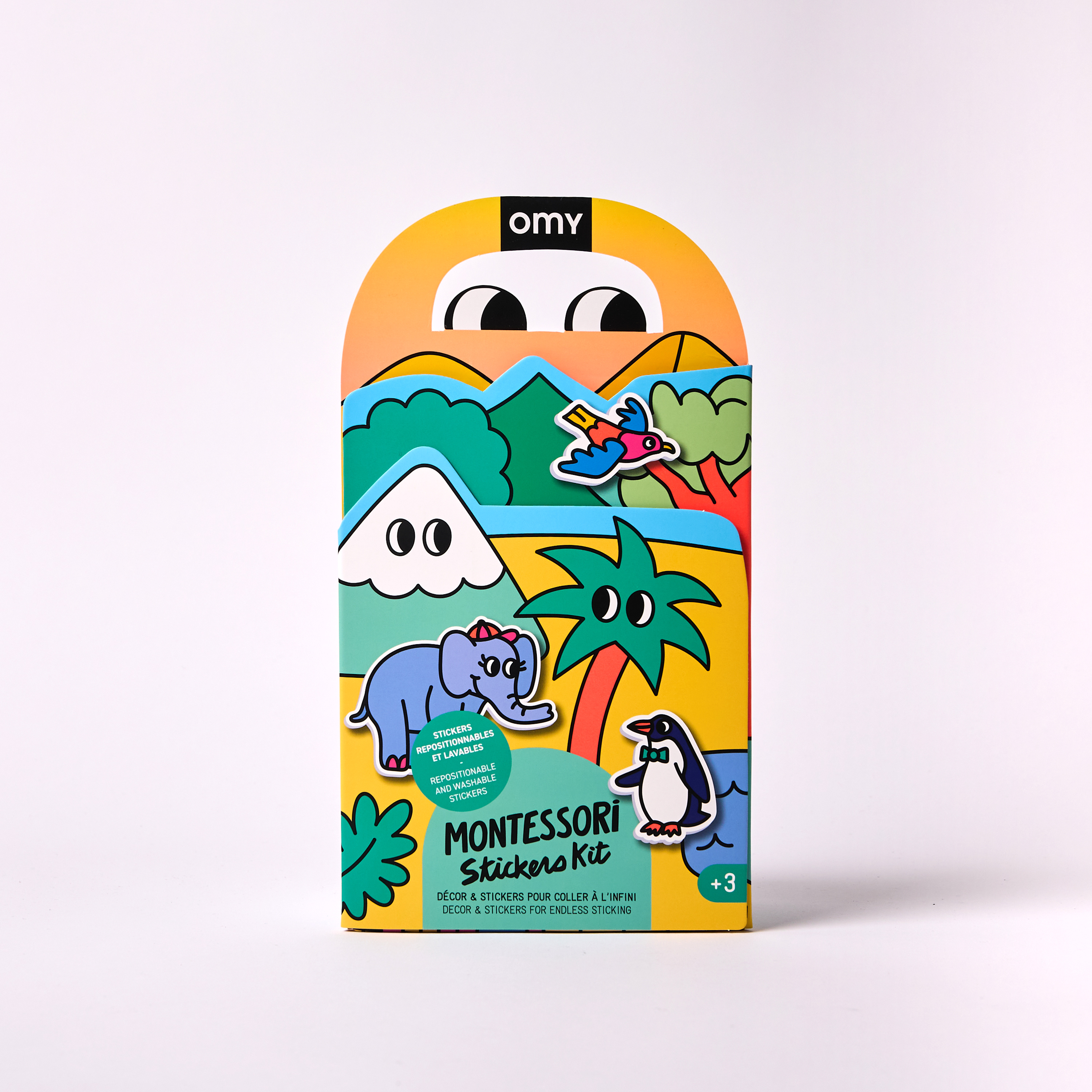 Omy Montessori Herbruikbare Decoratiestickers Animals