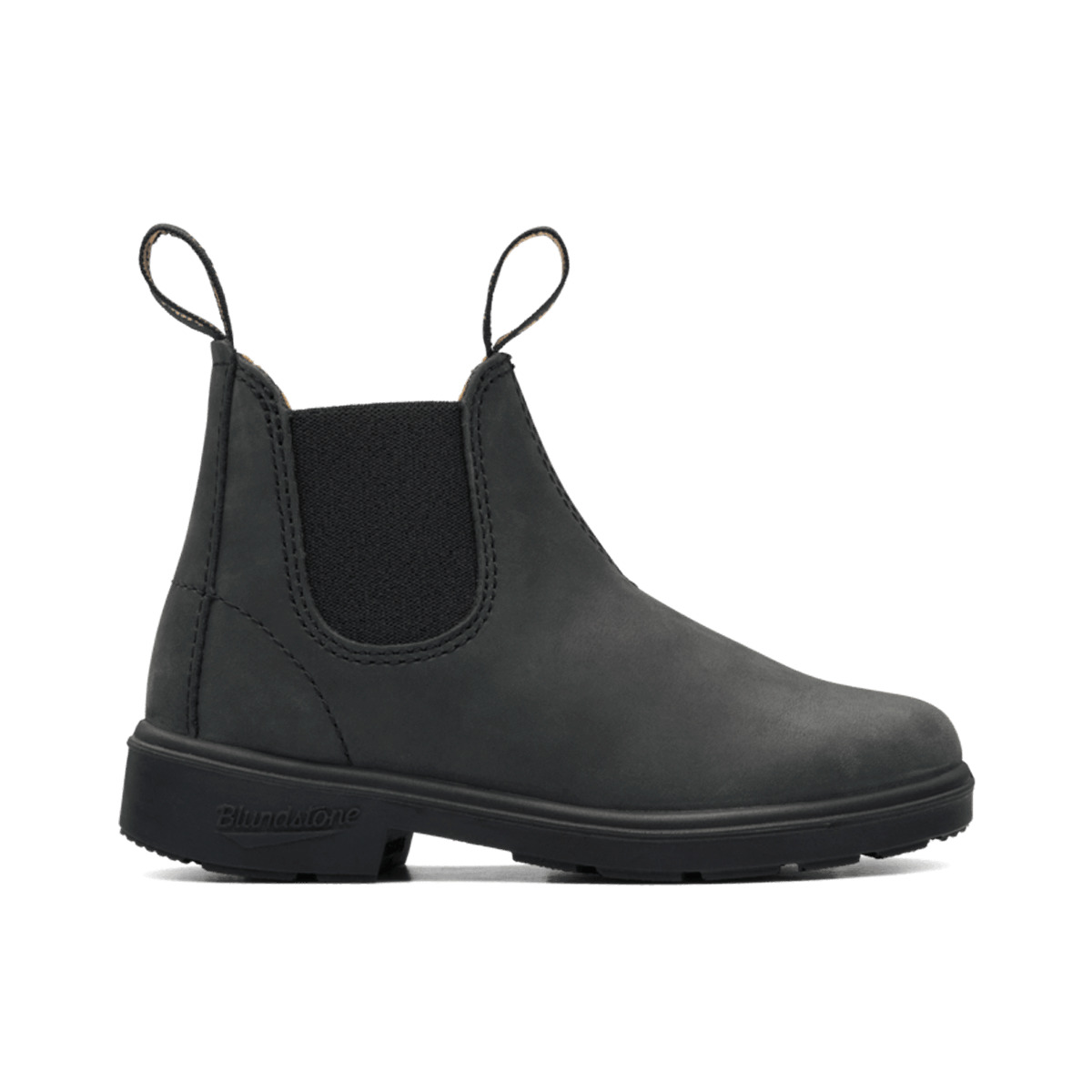 Blundstone Kids Boots Nubuck Rustic Black