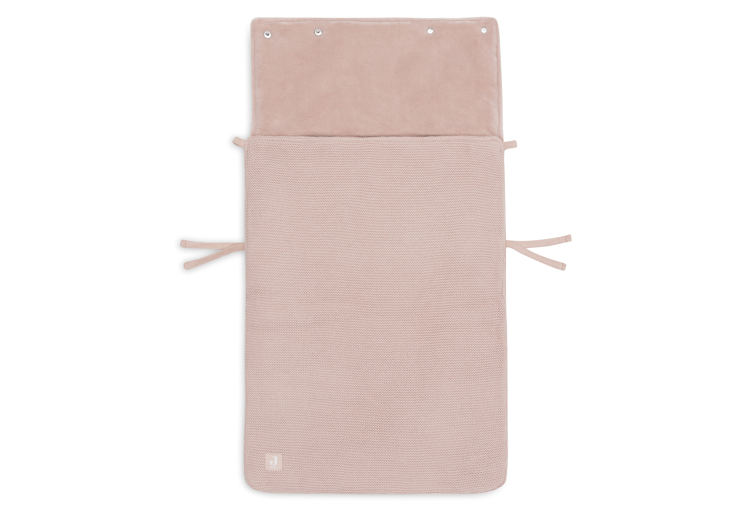 Jollein Voetenzak Groep 0+ 3-5 Punts Gordel Basic Knit Wild Rose