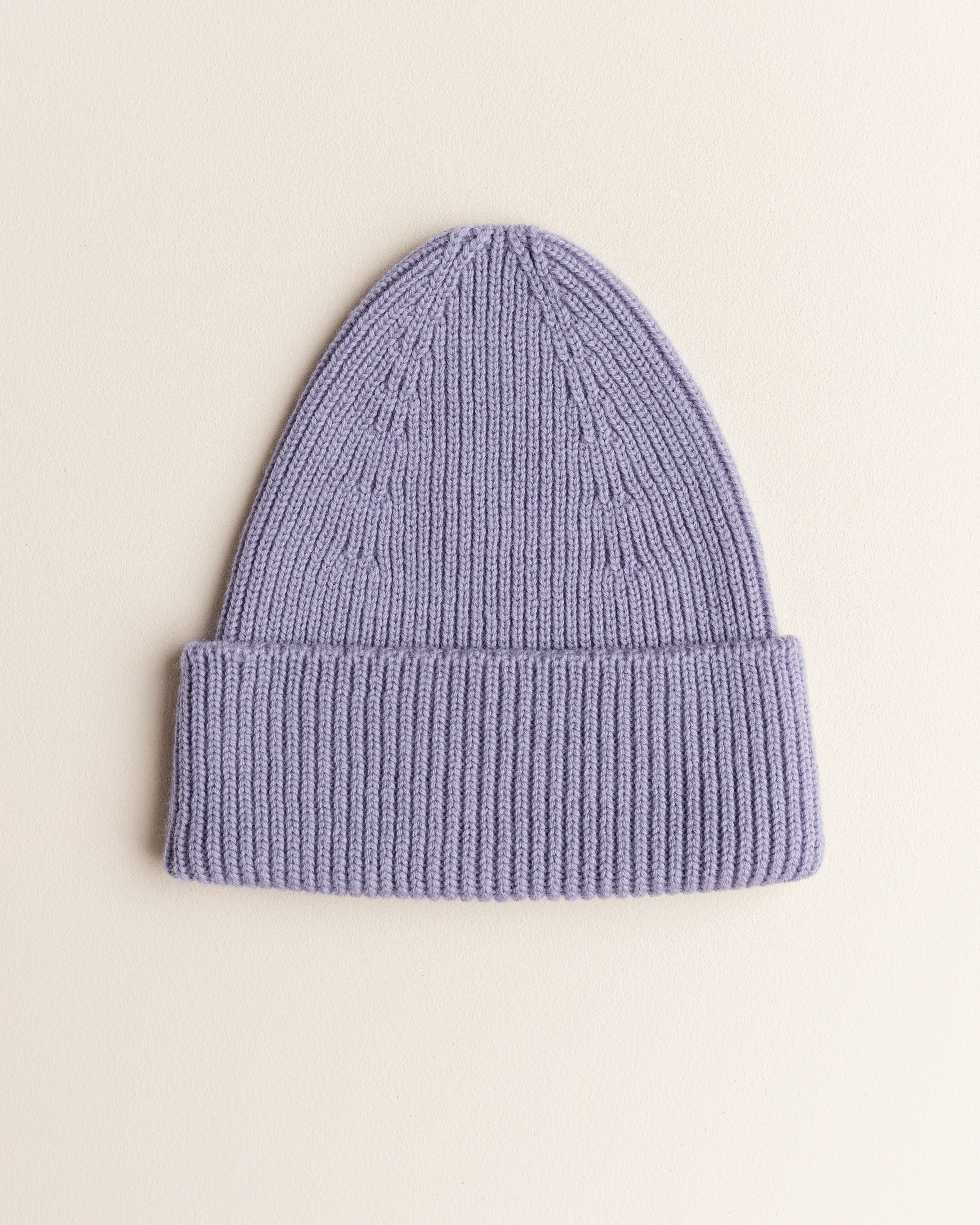 Hvid Adult Beanie Fonzie Lilac