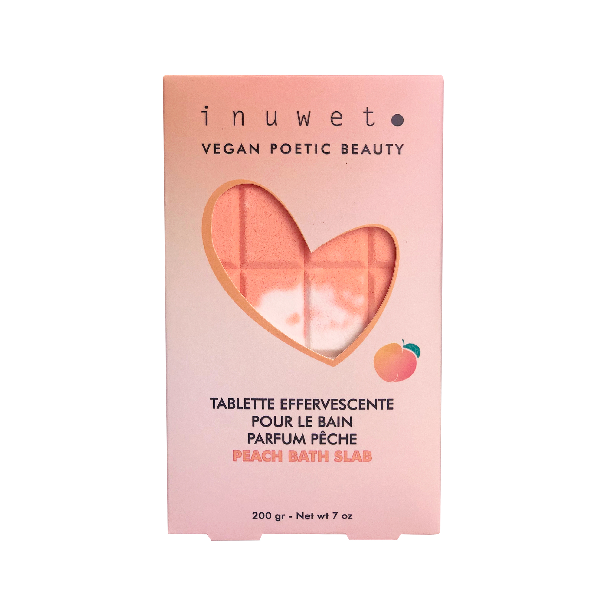Inuwet Badbruistablet Peche 200g