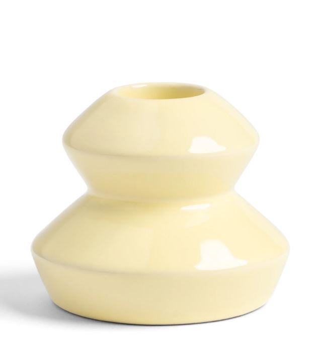 Klevering / candle holder / yellow