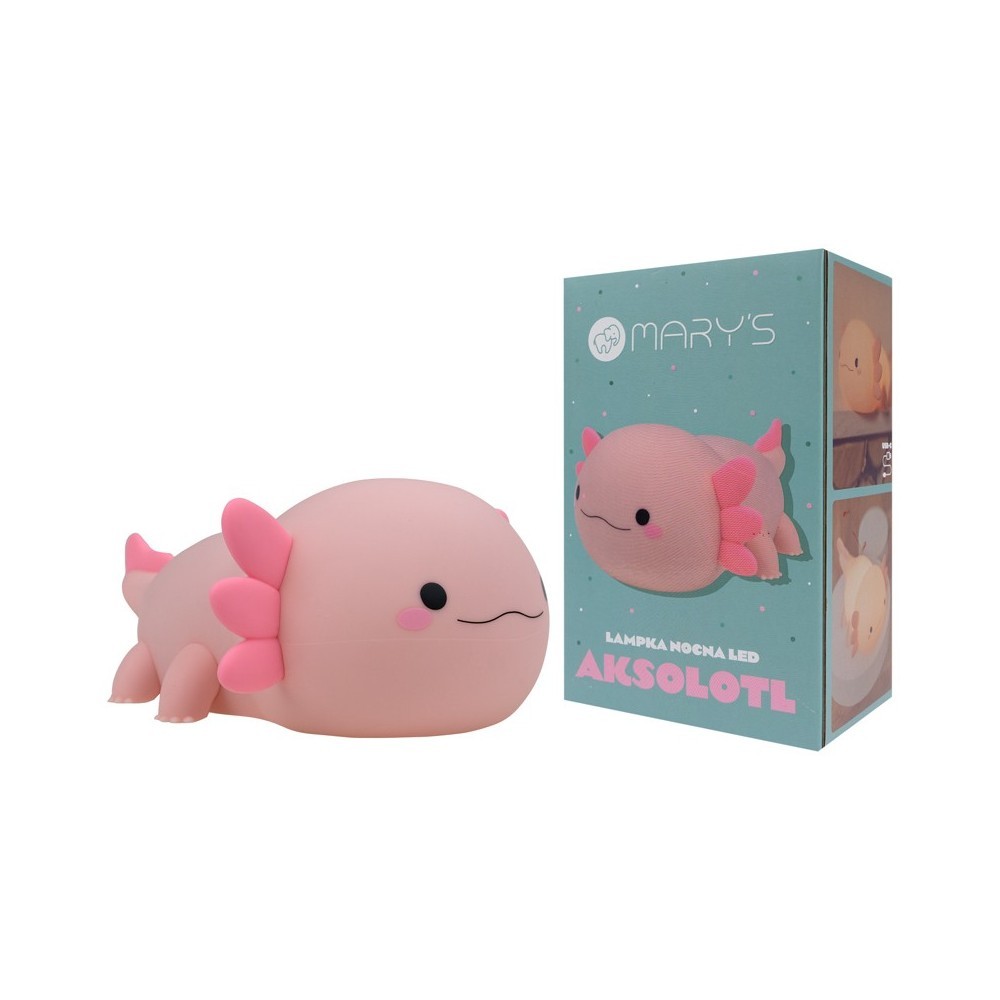 Mary's Nachtlamp LED Axolotl Pink