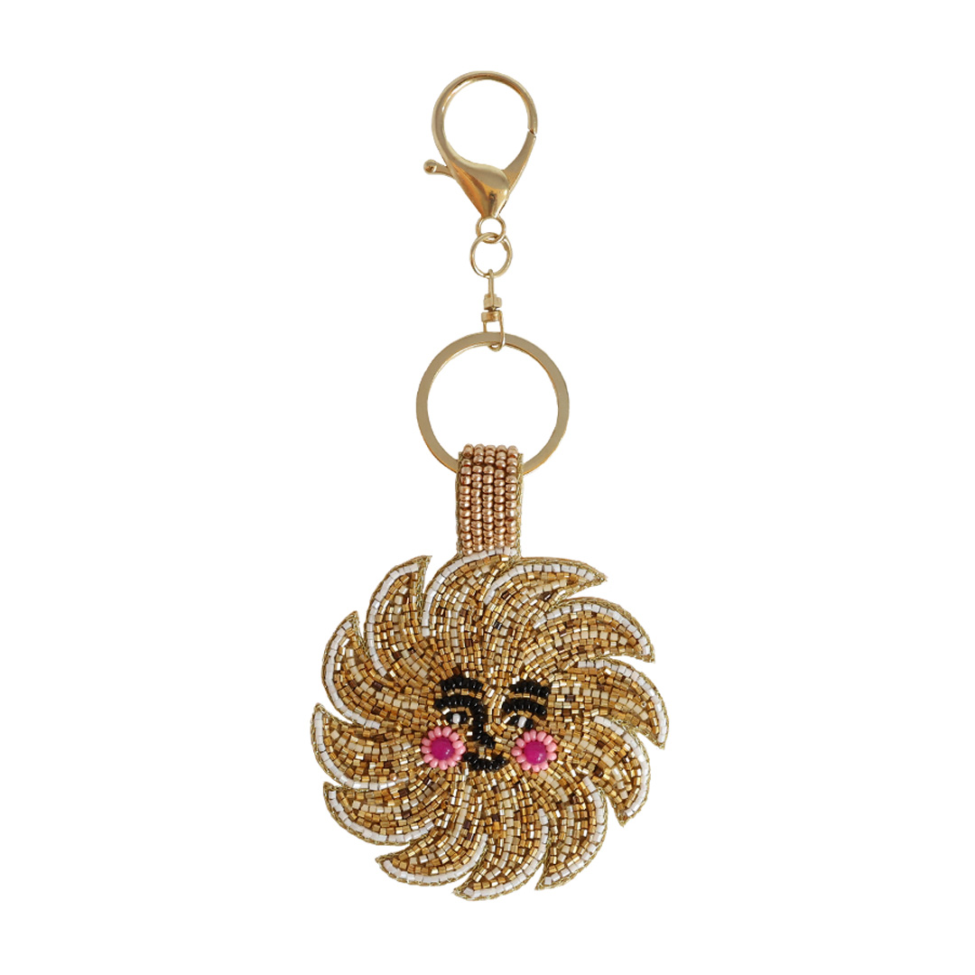 ATLITW Studio Sleutelhanger Smiley Sun - met Kralen