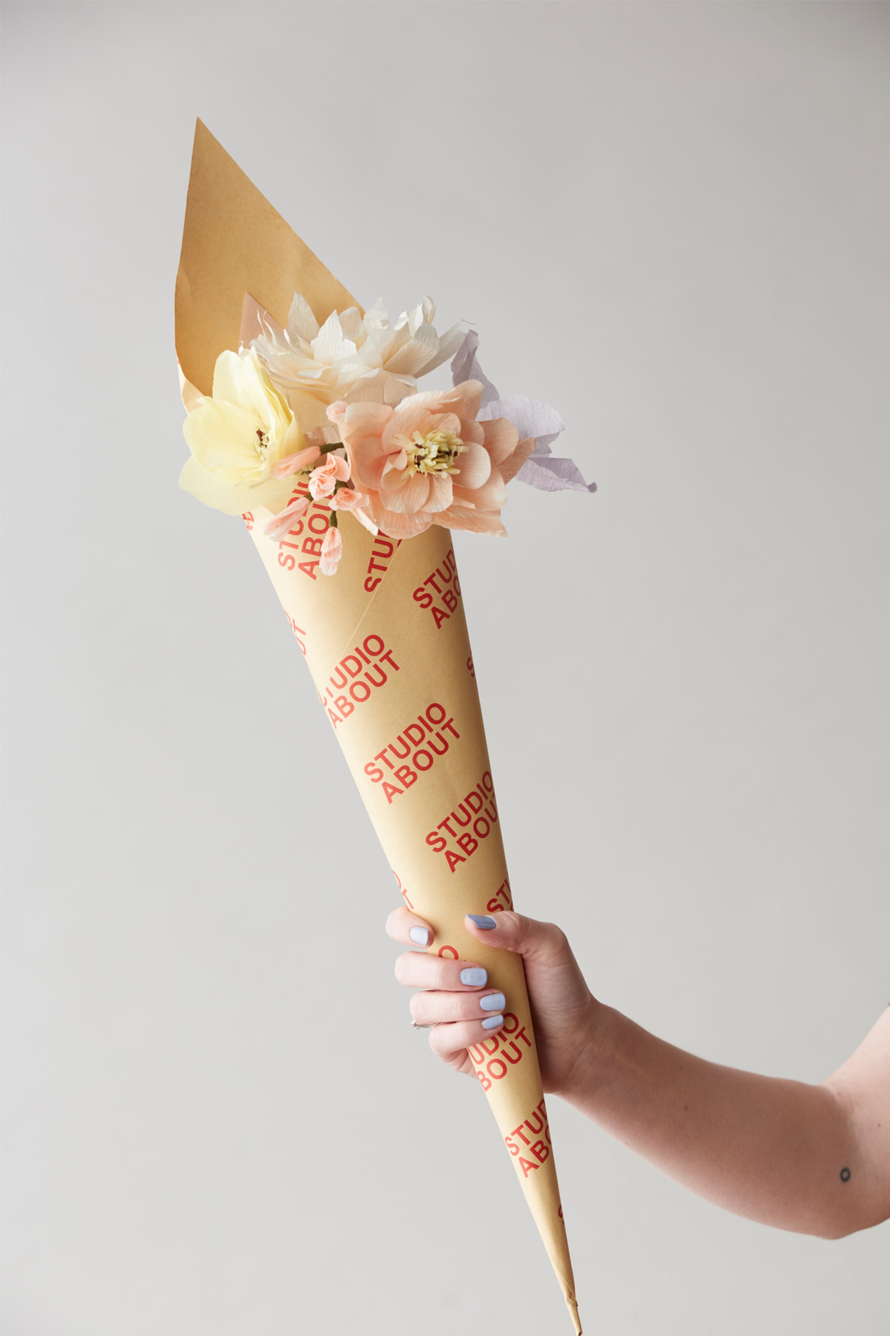 Studio About Boeket Papierbloemen Pastel -  5 stuks