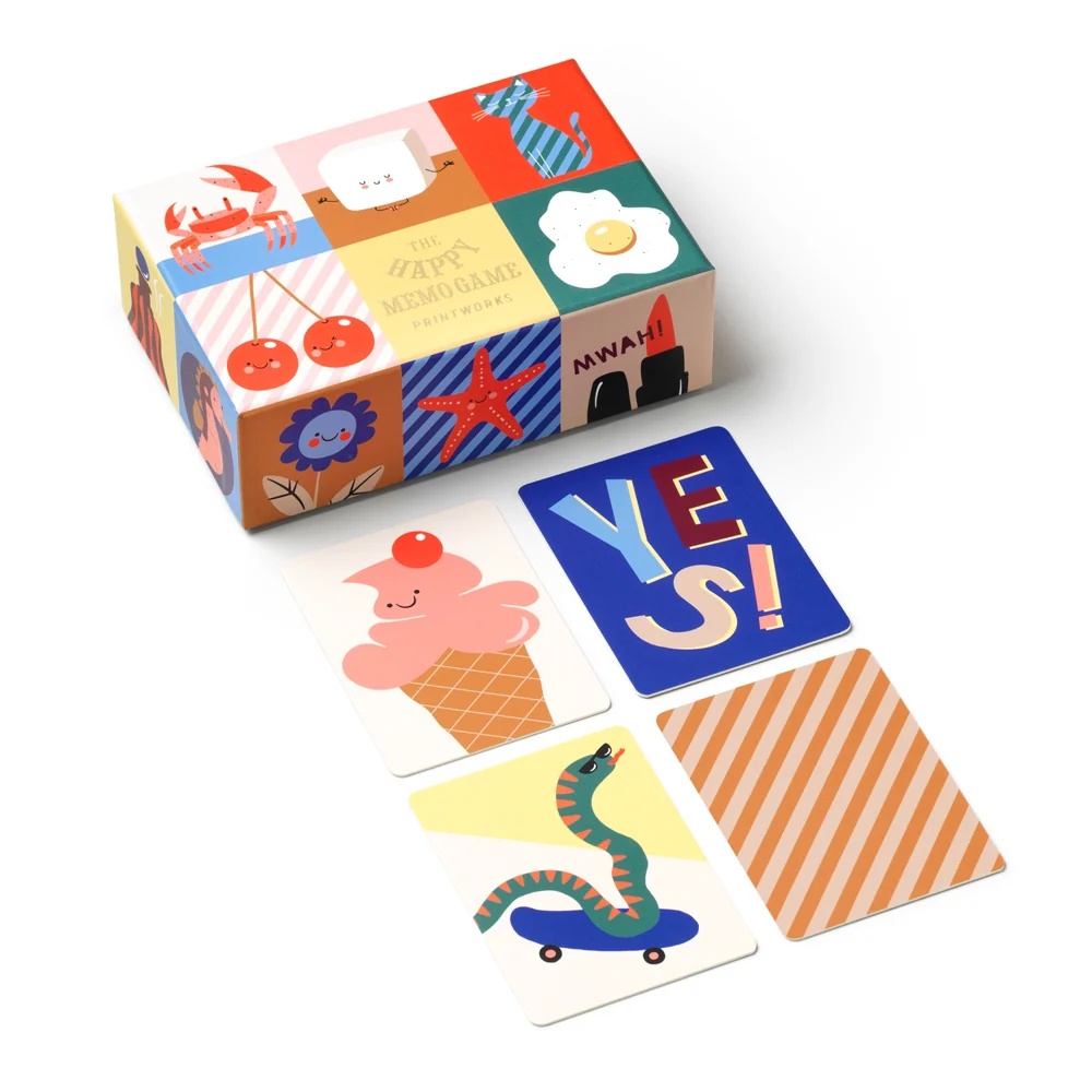 Printworks Geheugenspel The Happy Memo Game
