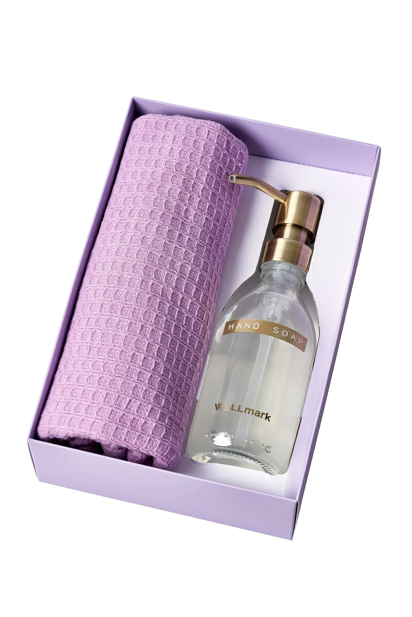 Wellmark Daily Home Care Set Fresh Linen - Handzeep 250ml & Handdoek Lila