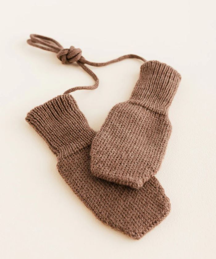 Hvid Baby Wanten Fiza Mocha 6-24 maand