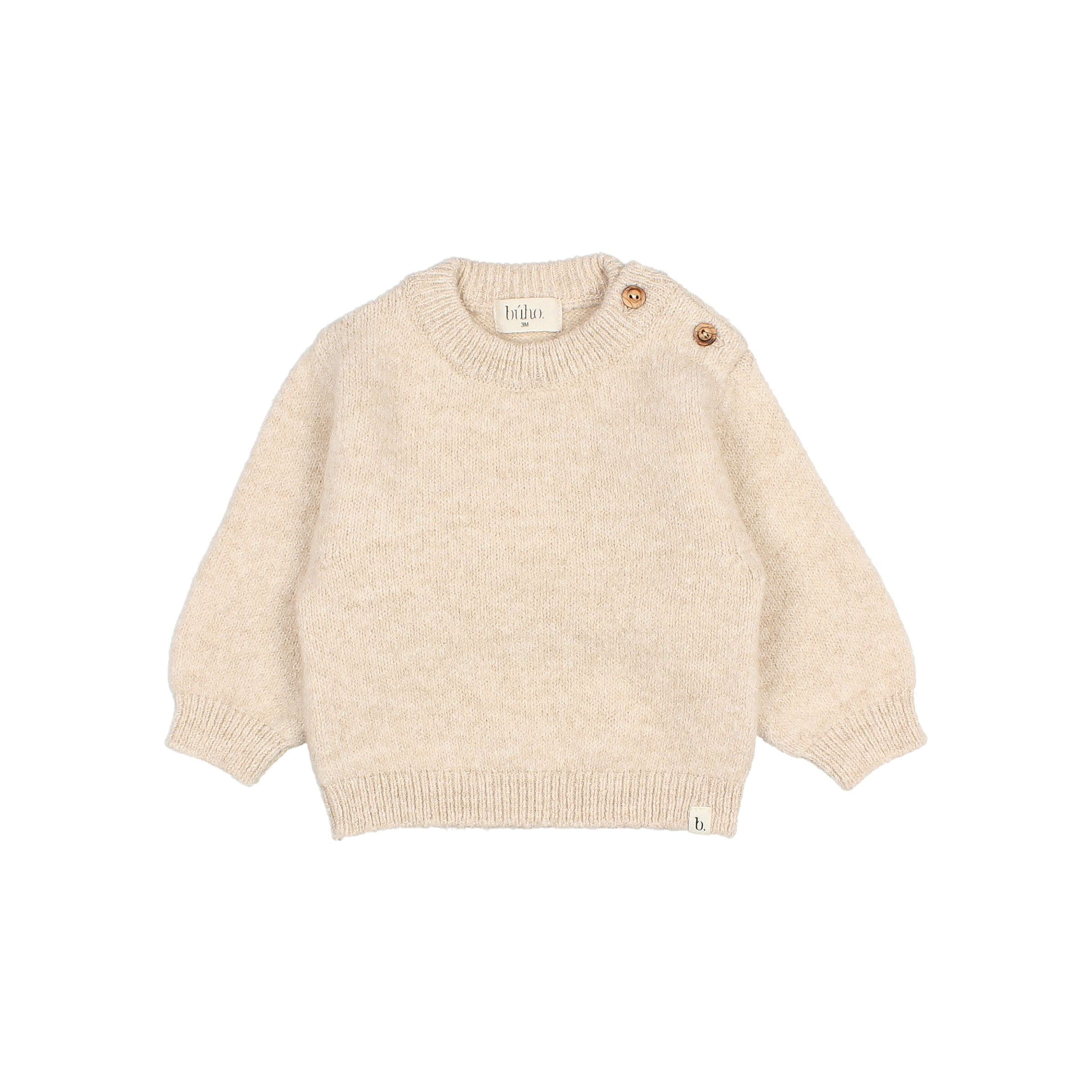 Buho Pull Jumper Melange Natural