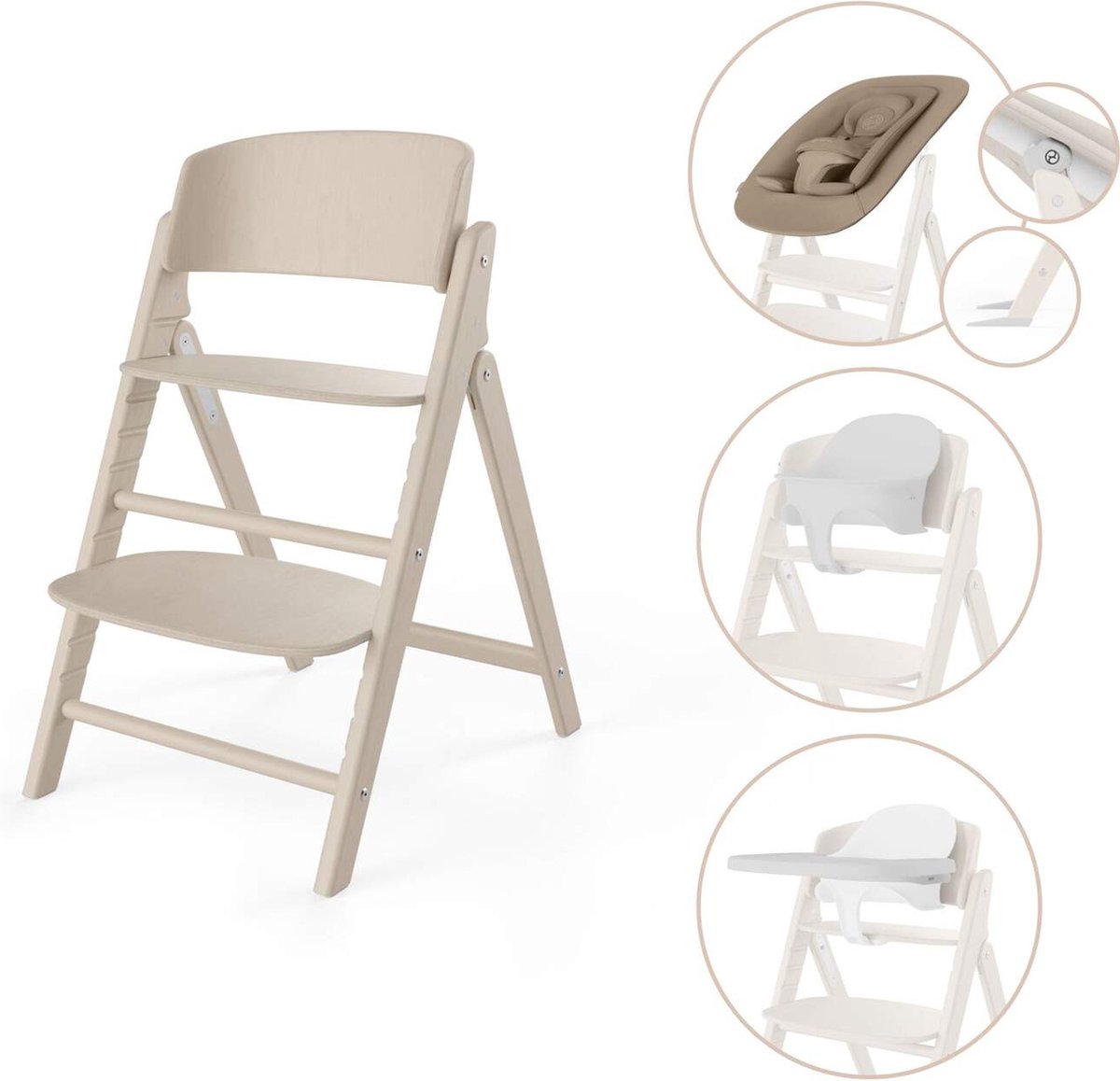 Cybex Kinderstoel Click&Fold 4in1 All Natural