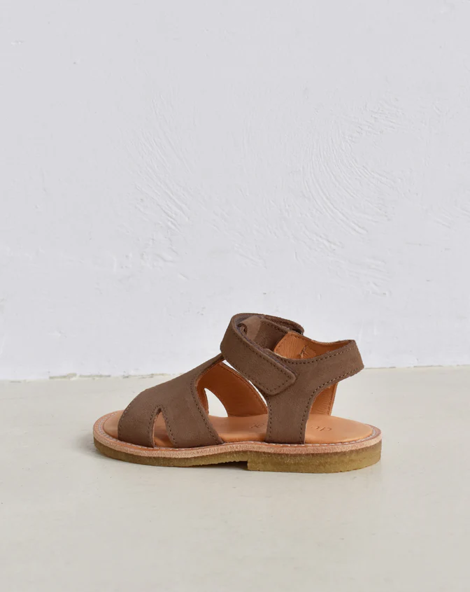 Du Loua Sandaal Du Alfie Open Crepe Brown