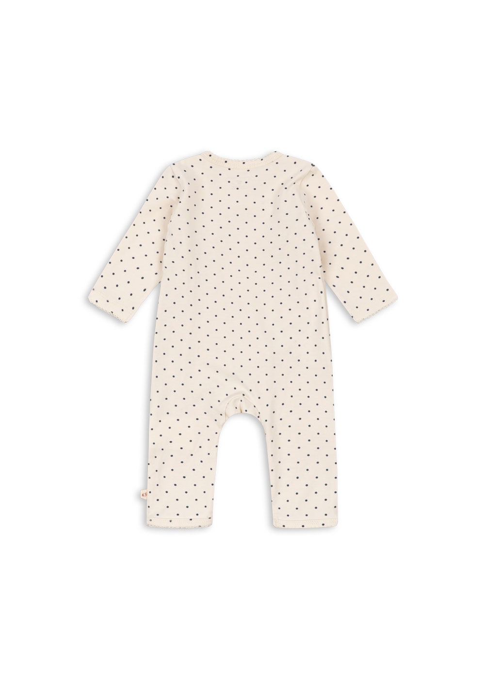 Konges Slojd Newborn Onesie Lm Basic Gots Blue Dot
