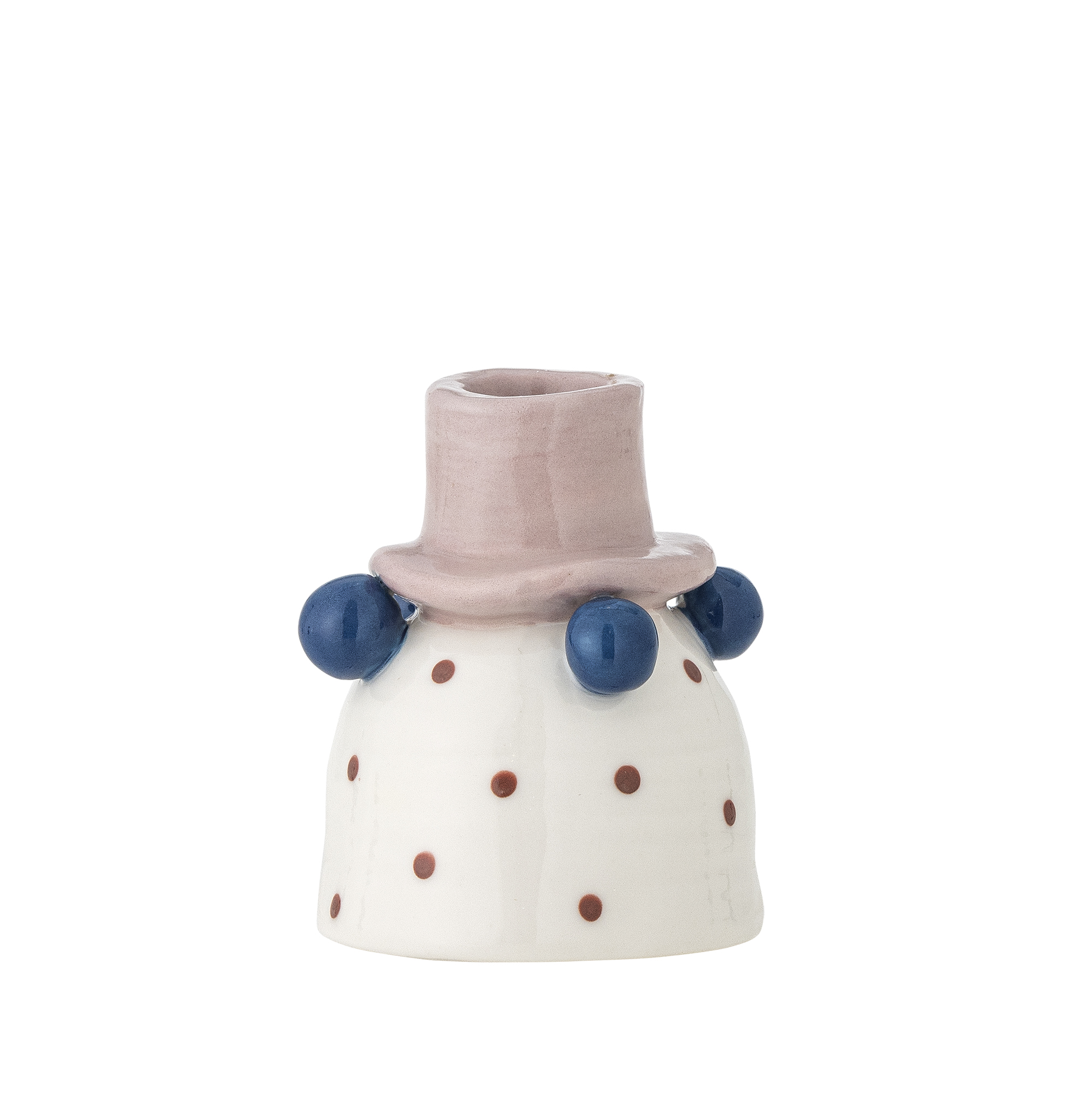 Bloomingville Kaarshouder Tacana Wit-Blauw-Roze 7x9 cm