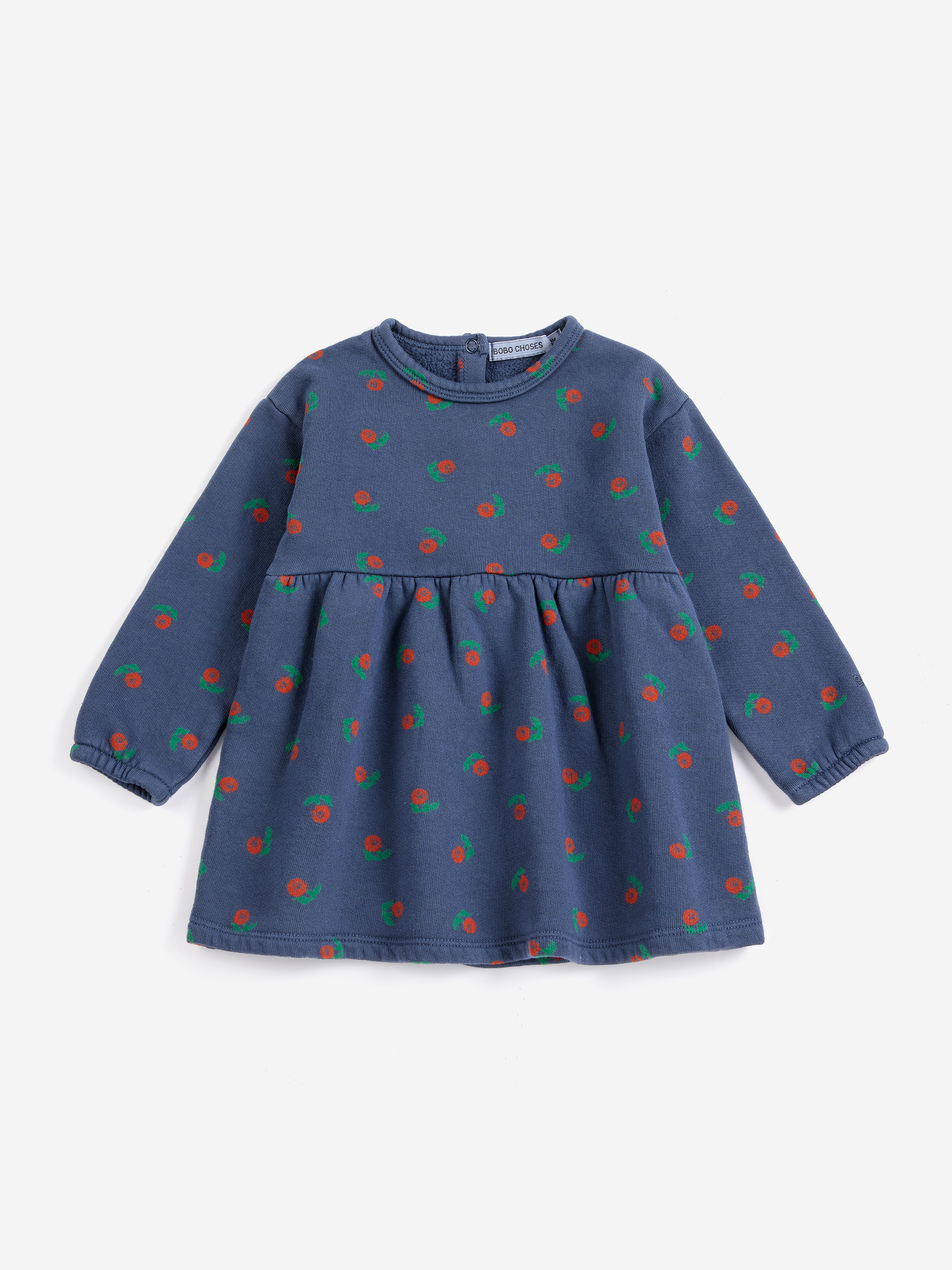Bobo Choses Baby Kleed Fleece Stamp Bloom All Over