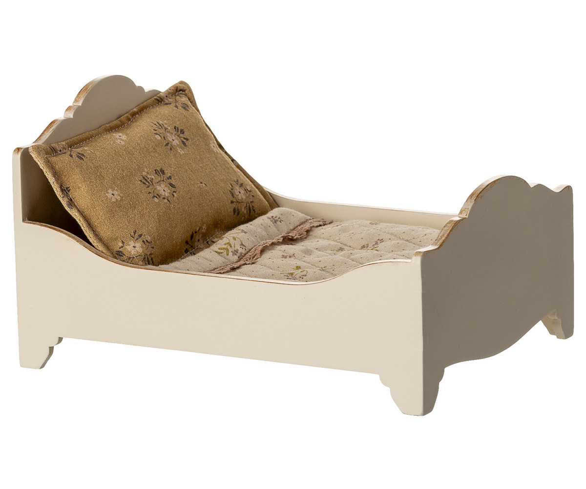 Maileg Bed Muis Off White