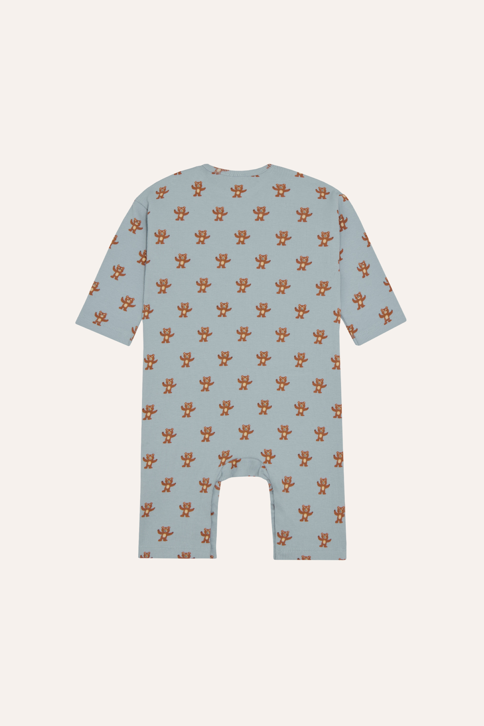 The Campamento Baby Overall Happy Bears Lichtblauw