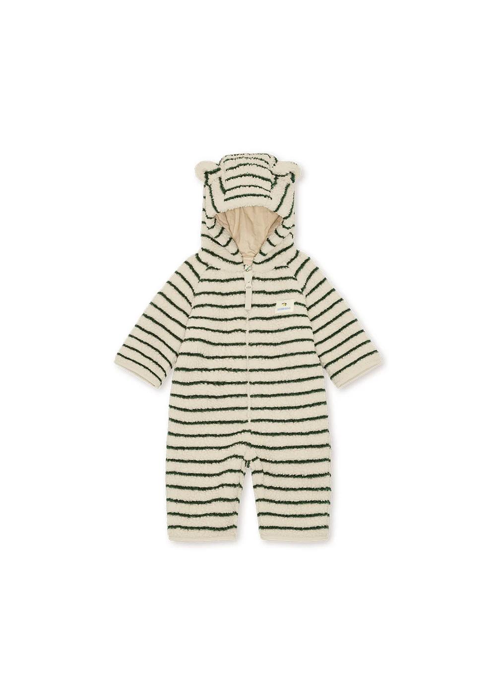 Konges Slojd Baby Onesie Jody Teddy Erba Stripe