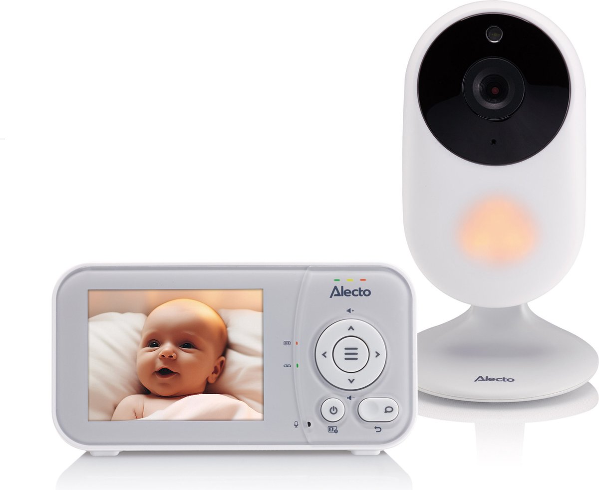 Alecto Babyfoon met Camera 2.8 inch Scherm DVM2028 Wit