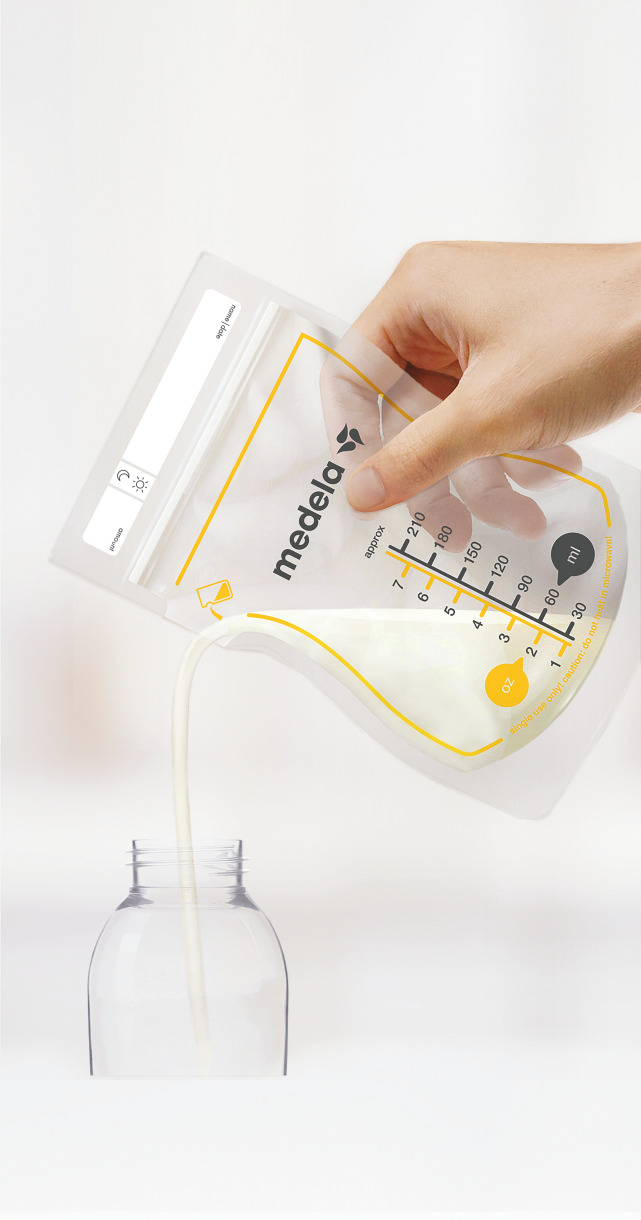 Medela Bewaarzakjes Moedermelk met Schenktuit 210 ml - 25 stuks