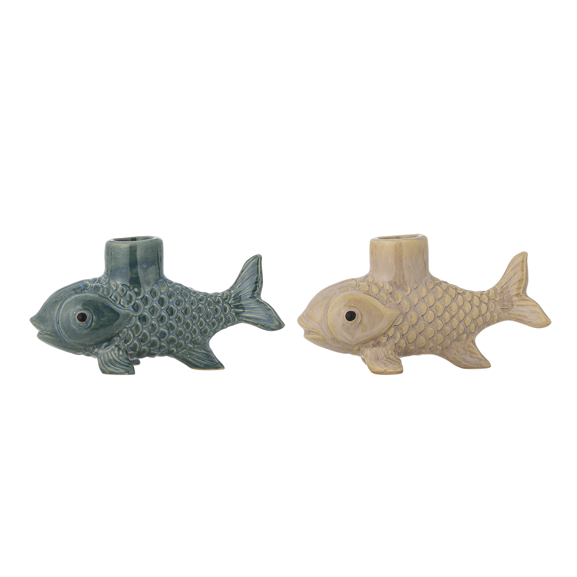 Creative Collection Kaarshouder Burne Natuur-Groen 13x17x5.5 cm - 2 stuks