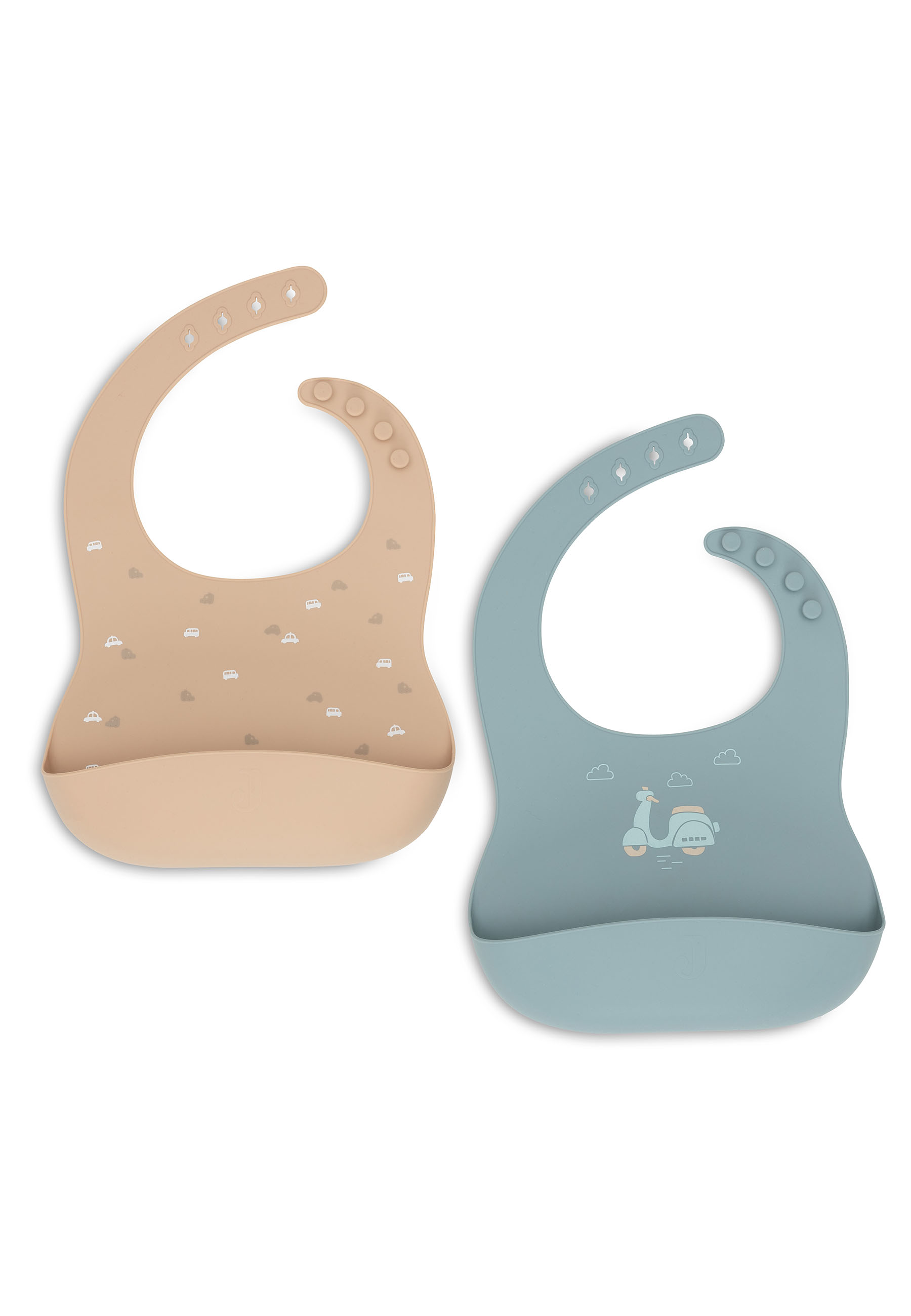 Jollein Slab Silicone On The Go 2 stuks