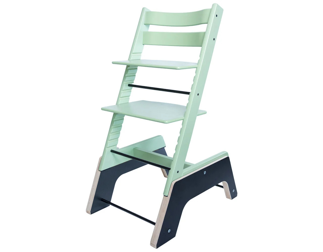 Boosterme Verhoger voor Stokke Tripp Trapp Kinderstoel Zwart