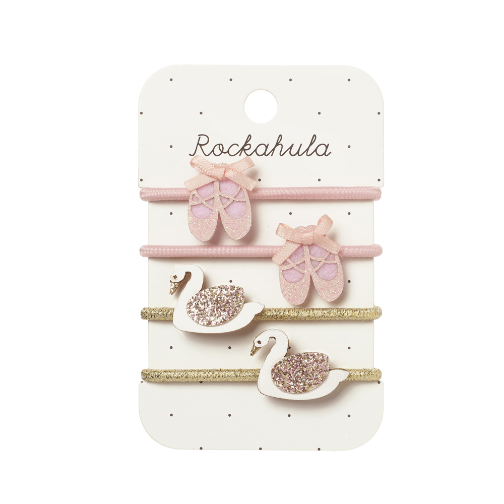 Rockahula Haarelastiek Swan Lake Ballet - 4 stuks