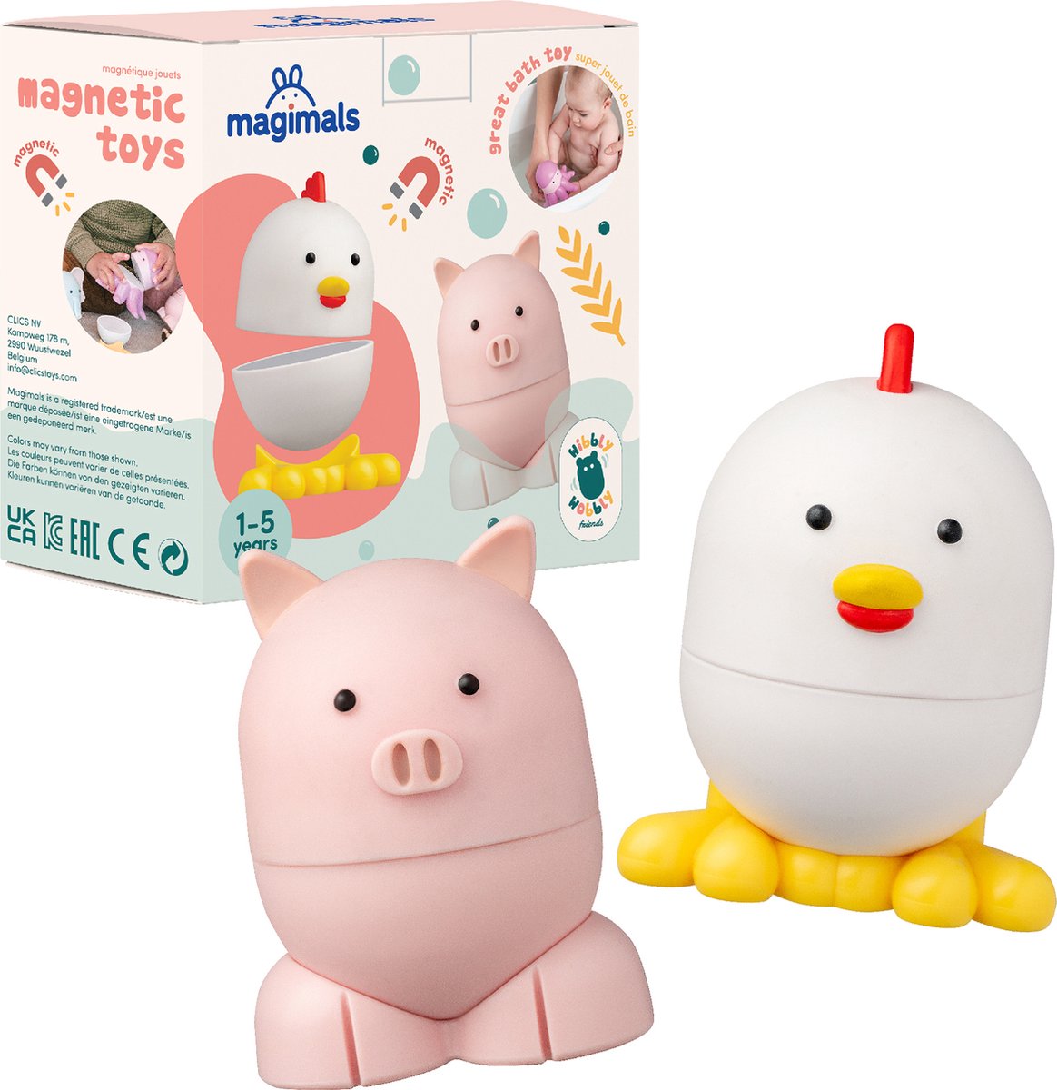 Magimals Magnetisch Badspeelgoed Wibbly Wobbly Farm