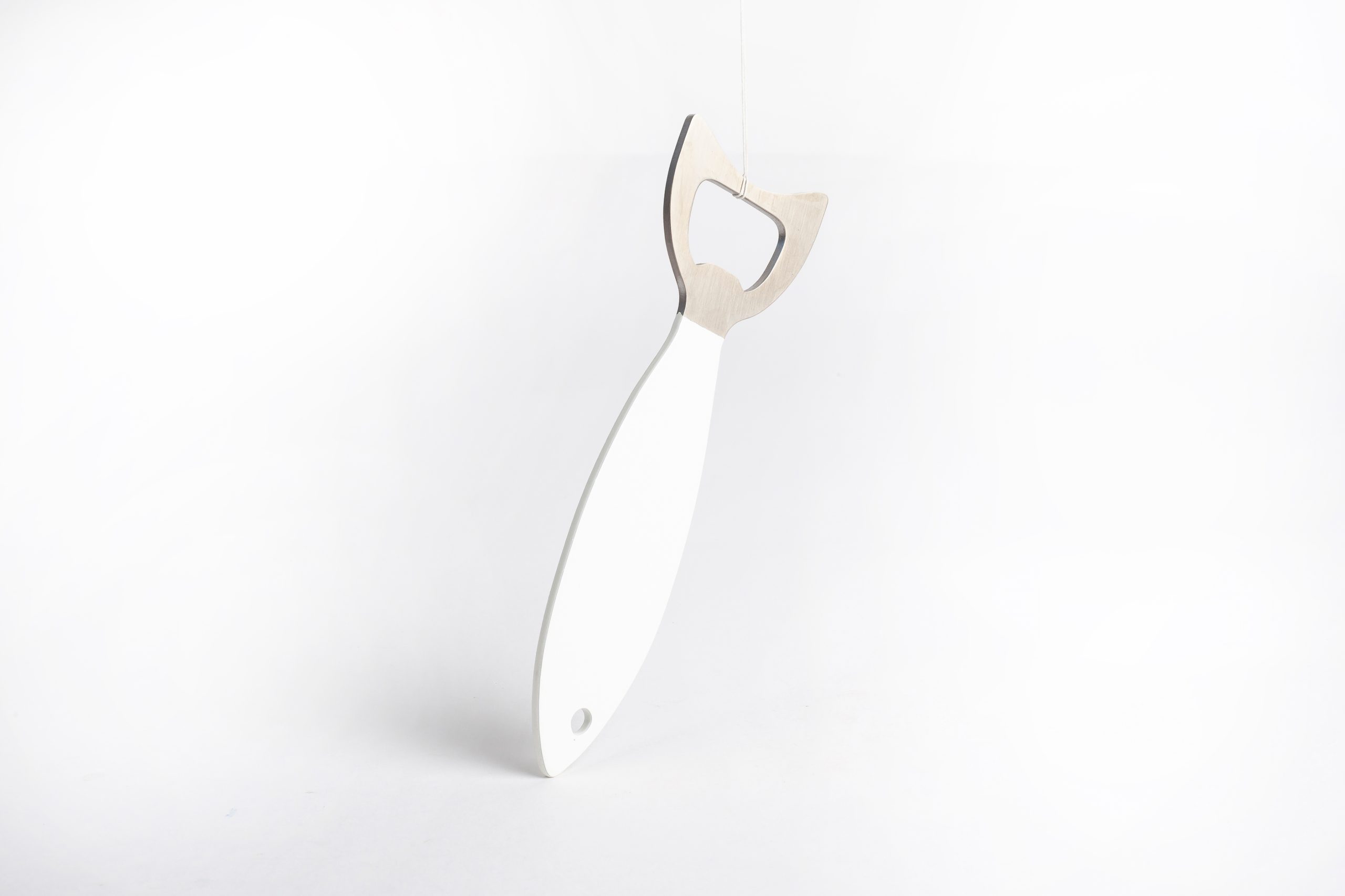 Bord De L'eau Flesopener Vis Wit 