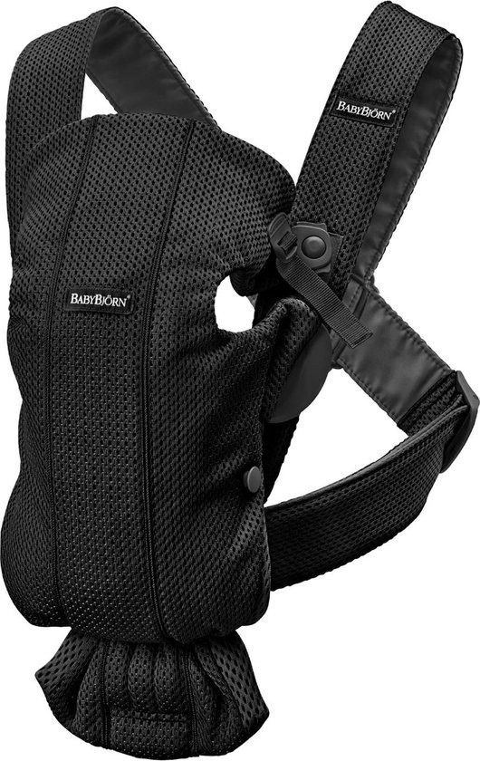 BabyBjorn Draagzak Mini 3D Mesh Zwart