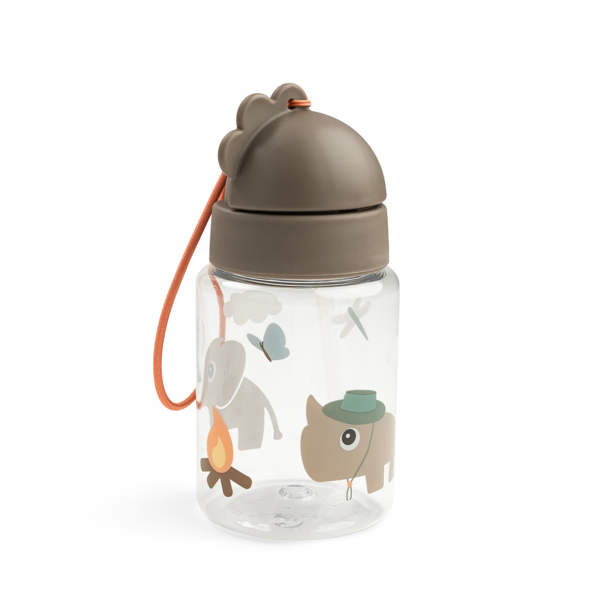 Done By Deer Drinkfles Rietje Tiny trails Sand 280 ml