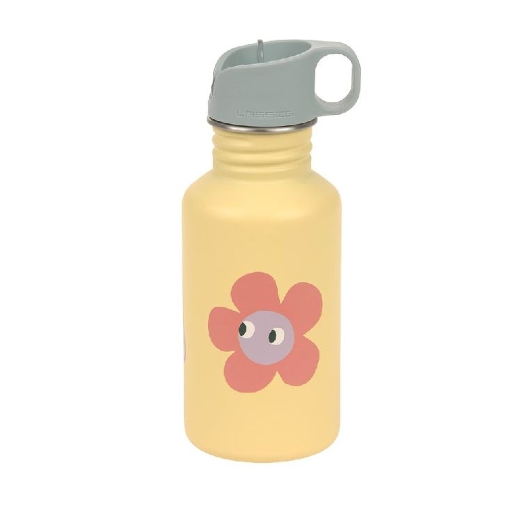 Lässig Drinkfles Rvs Happy Trails Flower 500 ml