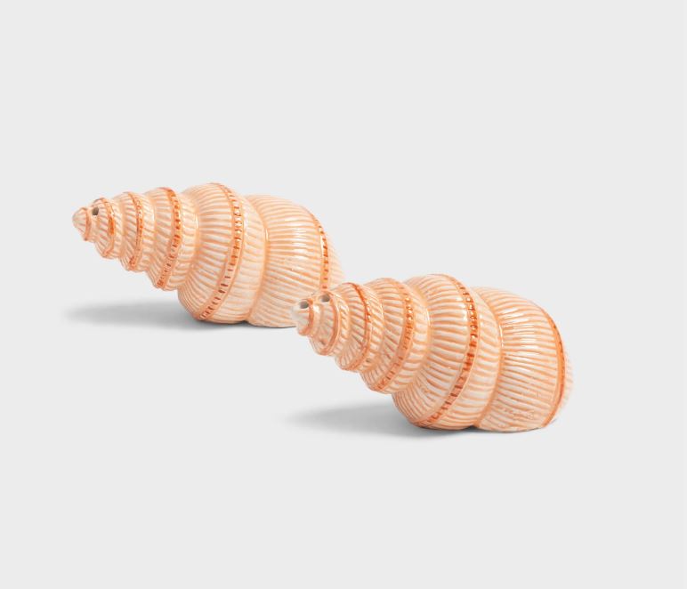 Klevering Peper - & Zoutvat Shell Set - 9.5x3.5x4 cm