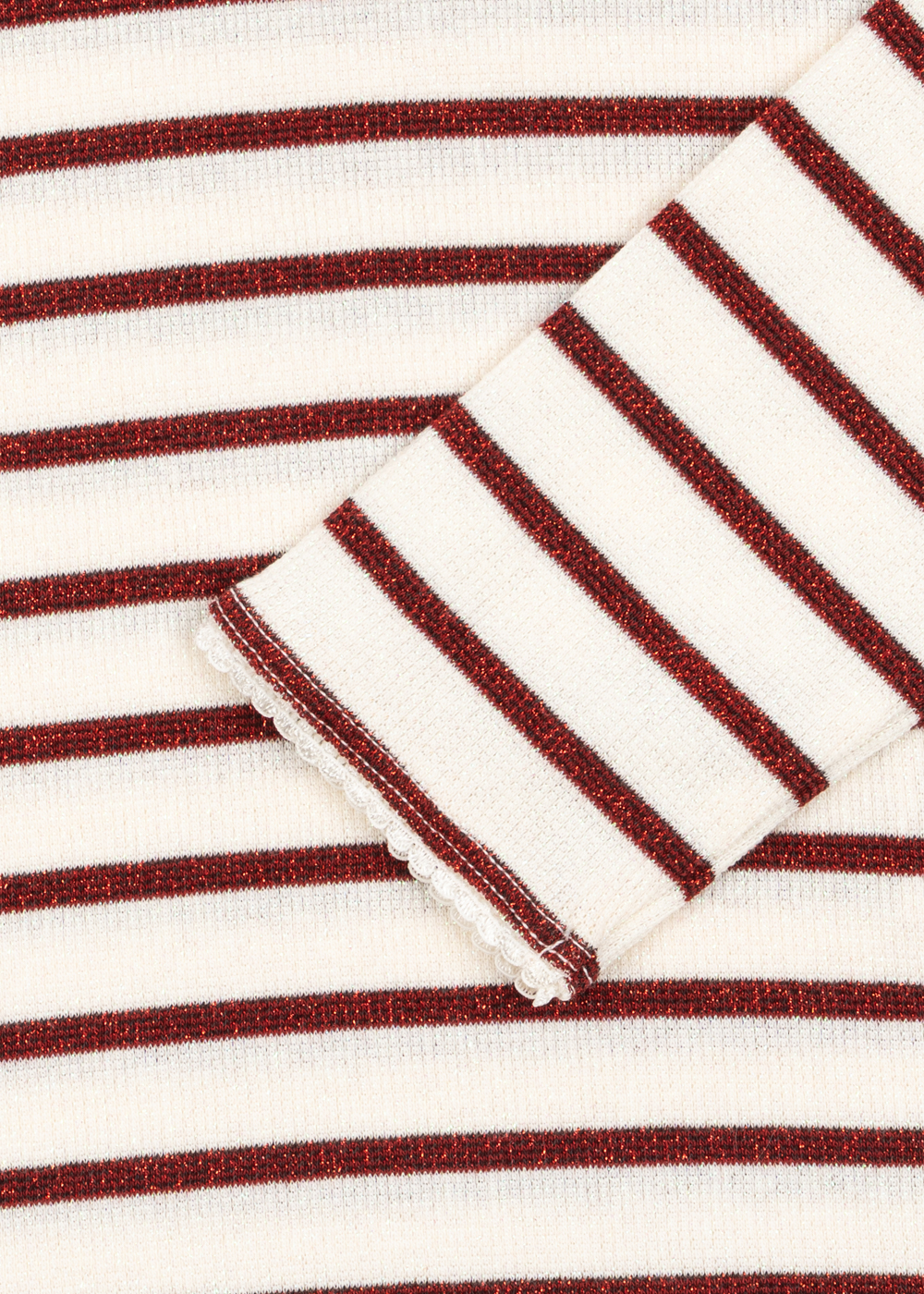 Konges Slojd T-shirt Lm Roli Stripe Creamy Stripe - 6 jaar