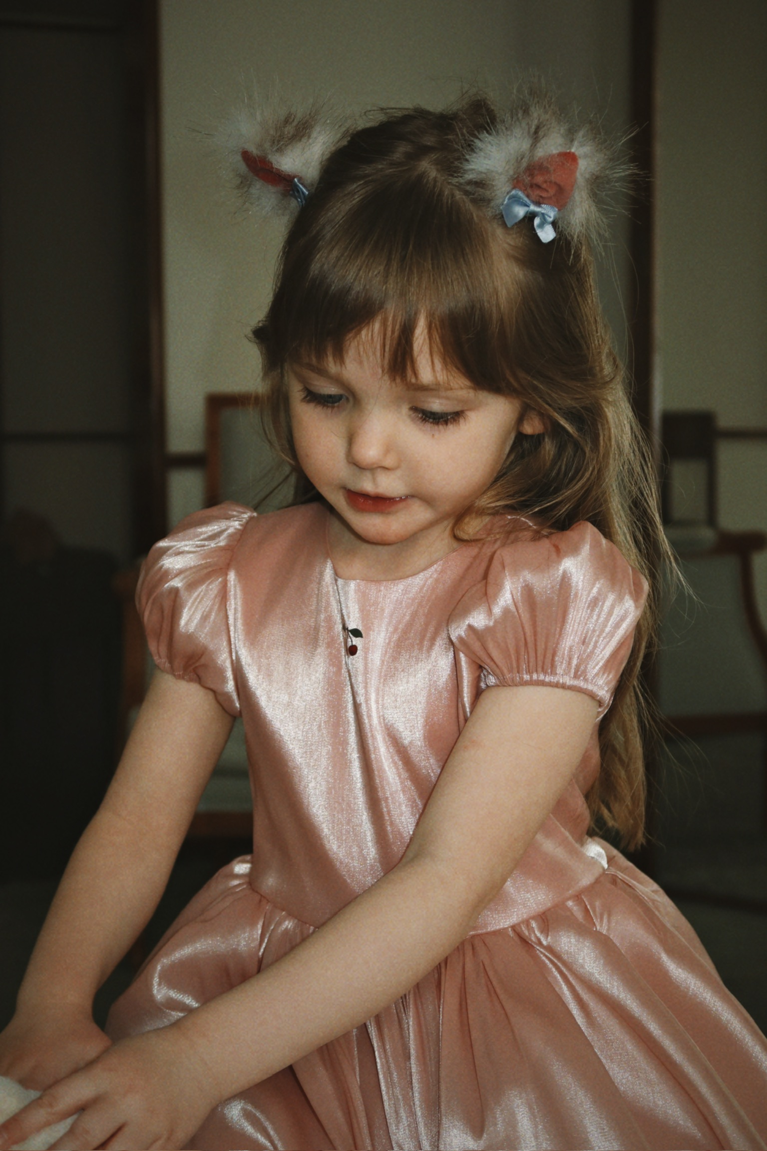 Konges Slojd Kids Kleed Fia Silver Pink - 4 jaar