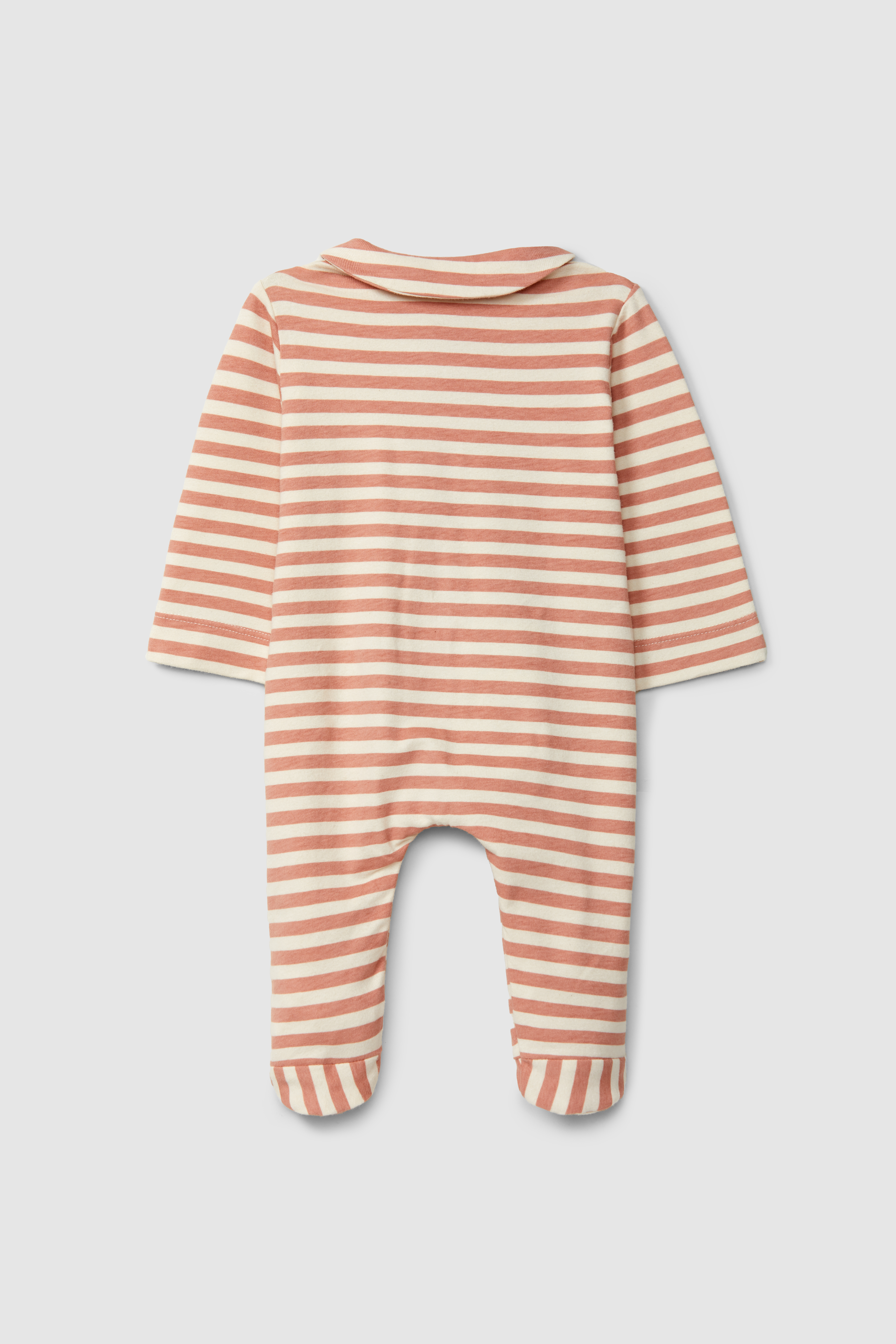 Snug Baby Pyjama Babygrow Gestreept Dark Pink